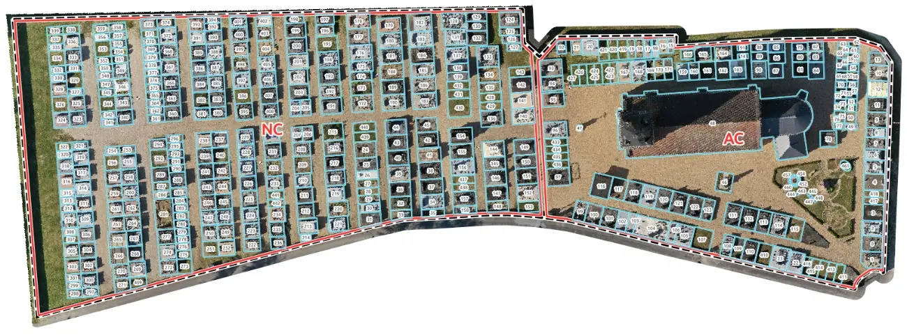 Vue drone + numérisation